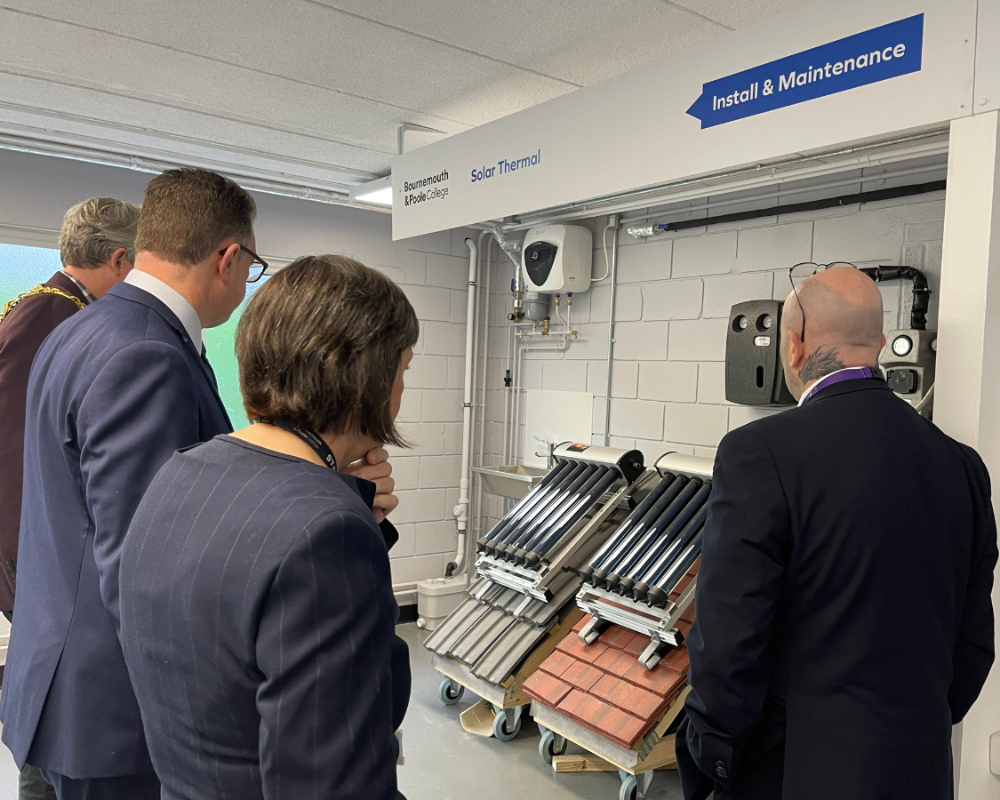 Mayor of Poole visits Green Energy Centre