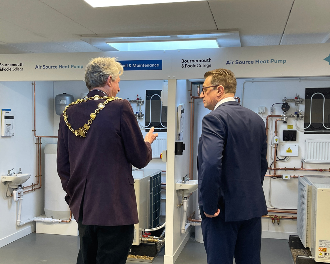 Mayor of Poole Discusses Green Energy Centre with Phil Sayles