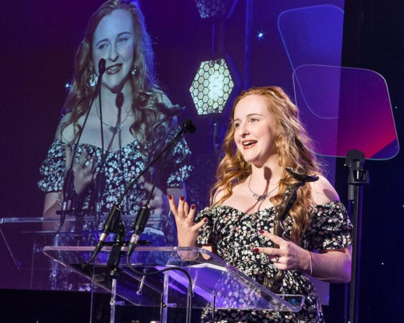 Amber Francis at Foodservice Catey Awards