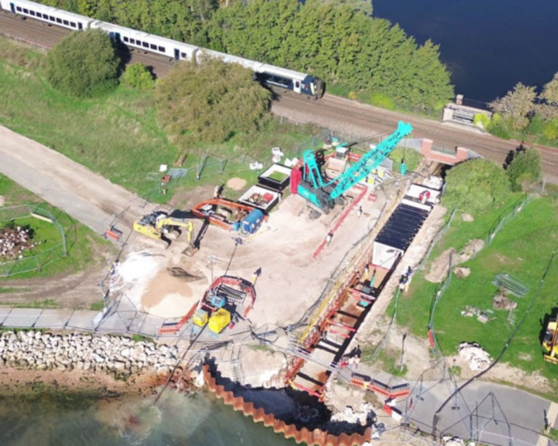 Baiter Sluice Aerial