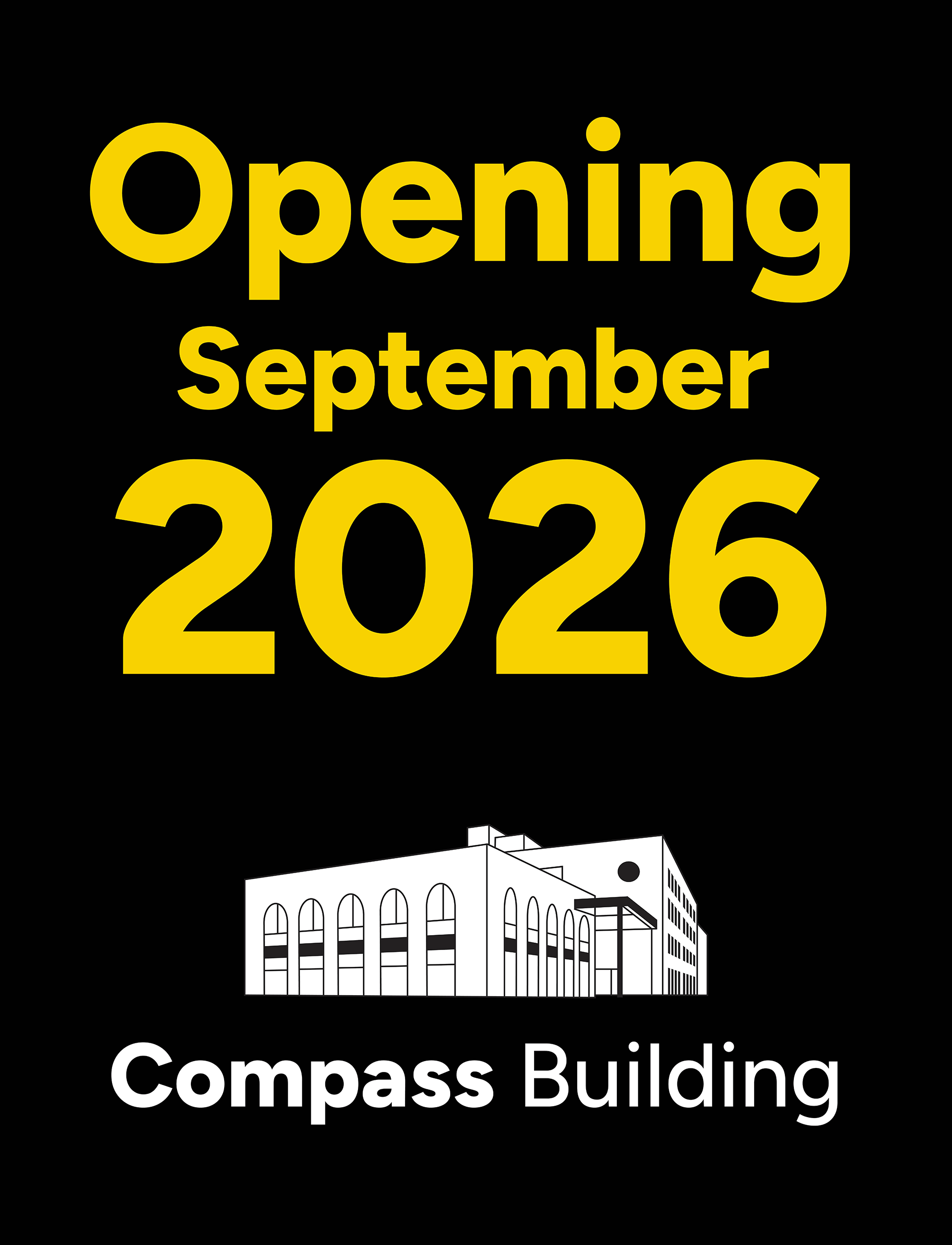 Opening 2026 Compass Building on Bournemouth Campus
